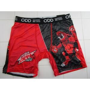 ODD Sox Mountain Dew Code Red Soda Men's Size Large Boxer Briefs